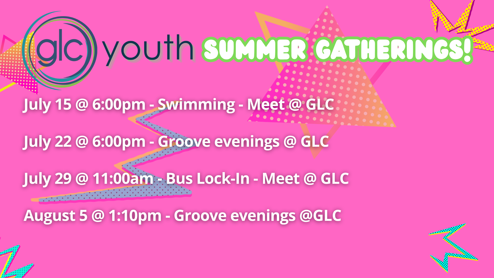 Youth Gatherings 7.10.26
